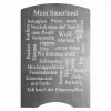 Motivplatte 006-001-000 Stahl Sauerland Worte 1