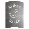 Motivplatte 011-032-000 Stahl Heimat Hafen